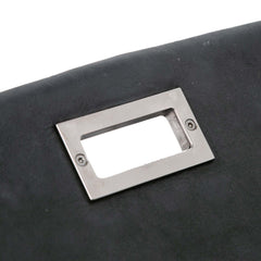 Chocolate Bar Iridescent Calfskin Bubble Flap