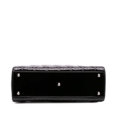Large Patent Cannage Lady Dior