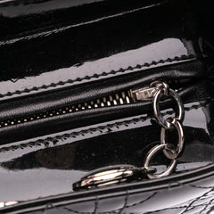 Large Patent Cannage Lady Dior