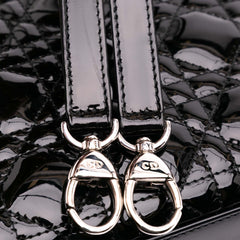 Large Patent Cannage Lady Dior