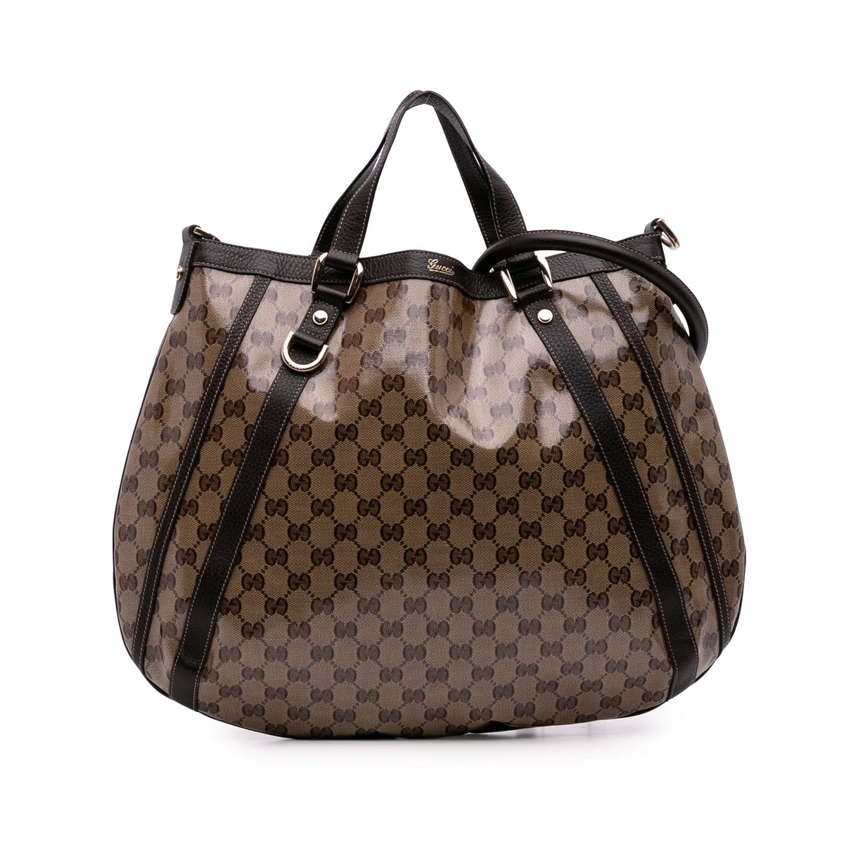 GG Crystal Abbey D Ring Convertible Tote
