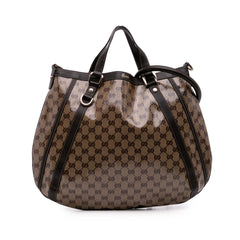 GG Crystal Abbey D Ring Convertible Tote