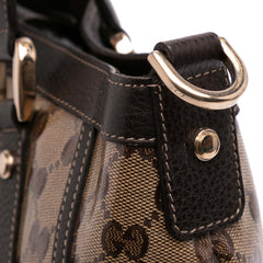 GG Crystal Abbey D Ring Convertible Tote