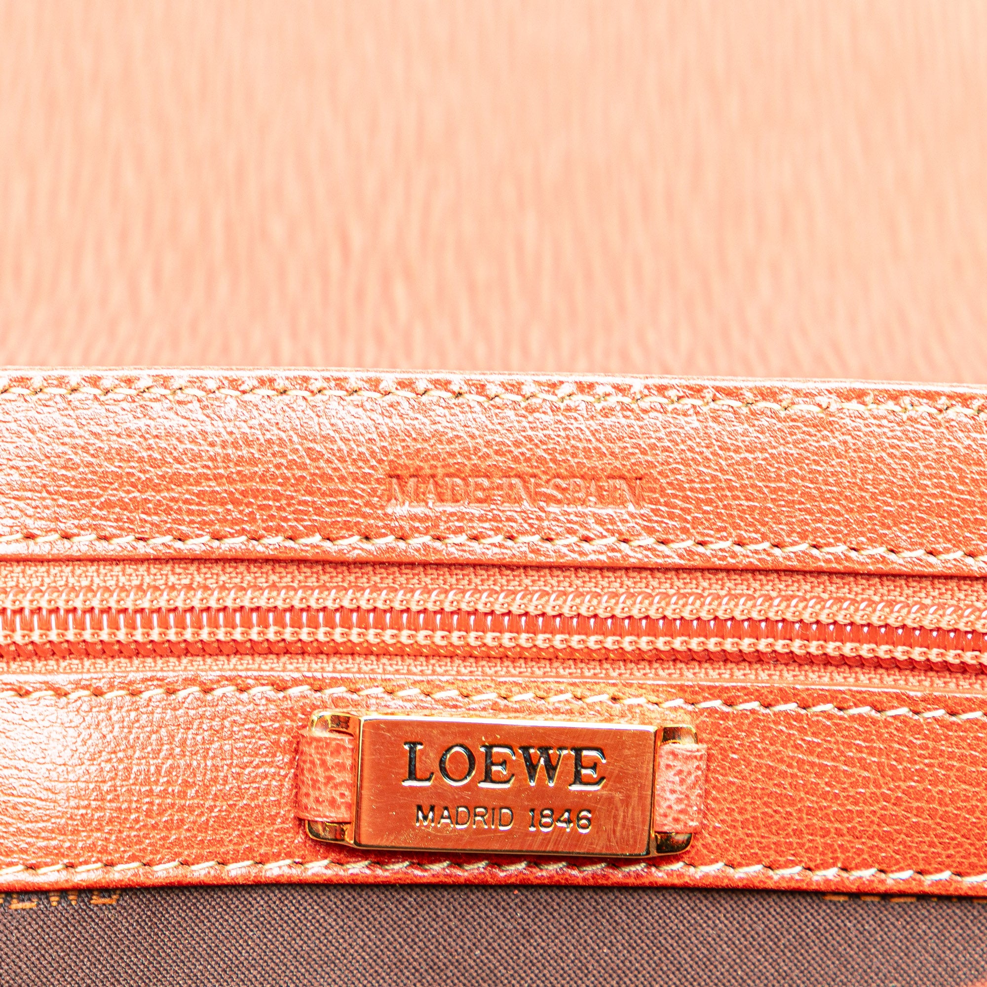 Leather Velazquez Twist Clutch
