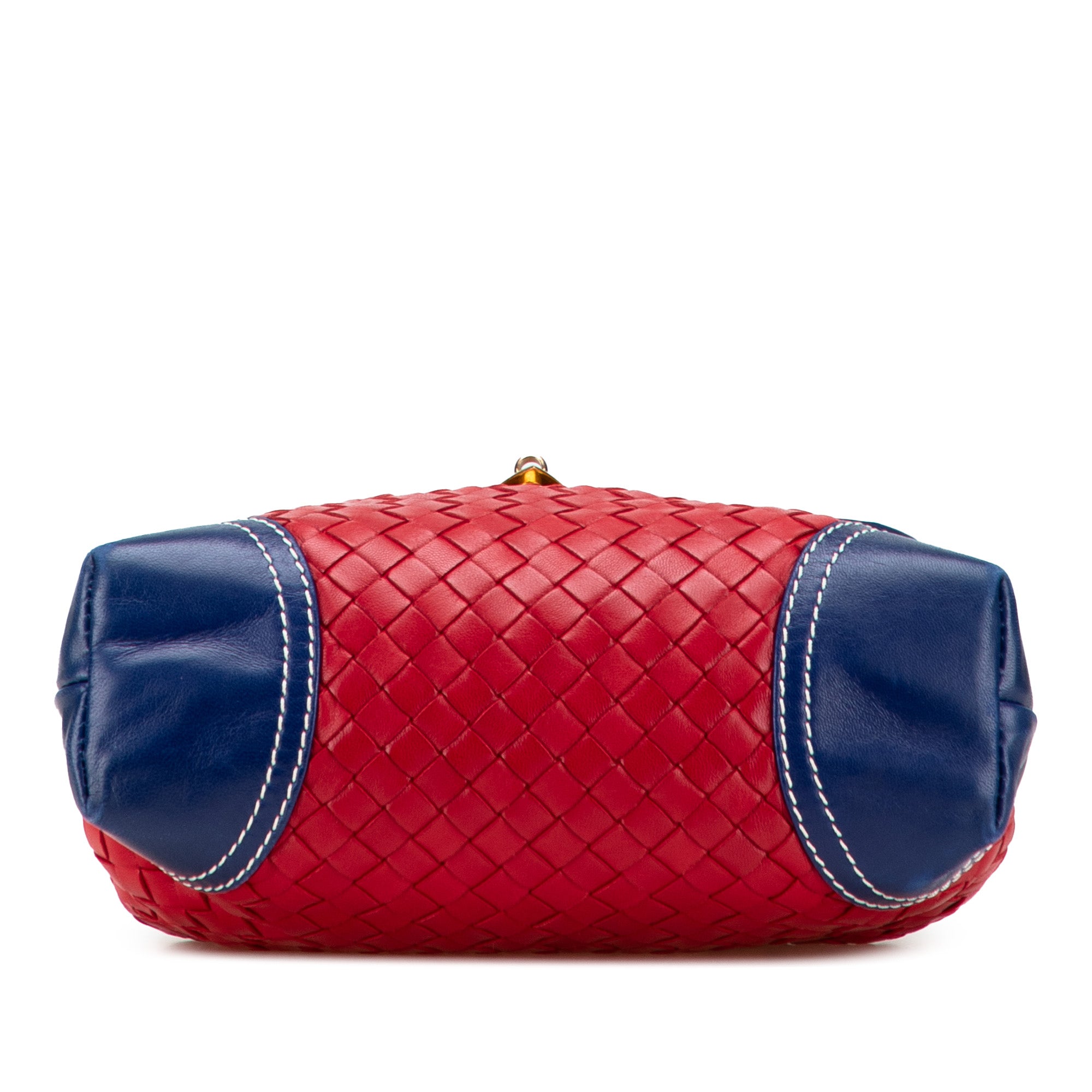 Tricolor Nappa Intrecciato Satchel