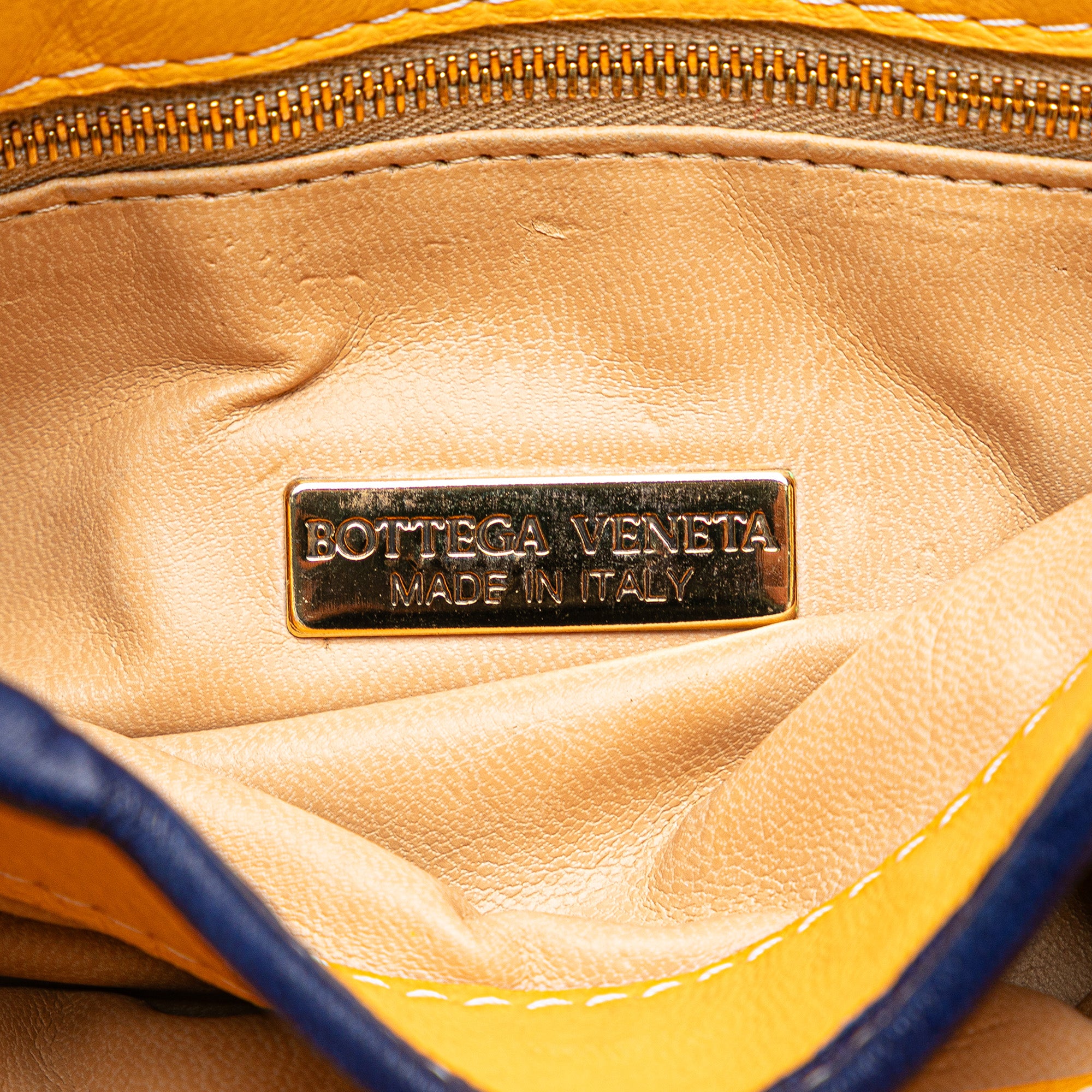 Tricolor Nappa Intrecciato Satchel