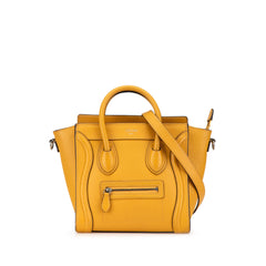 Nano Leather Luggage Tote