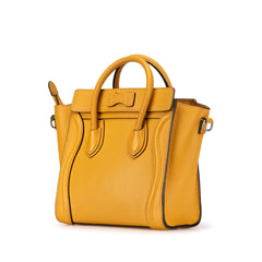 Nano Leather Luggage Tote