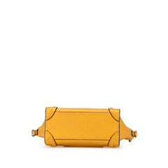 Nano Leather Luggage Tote
