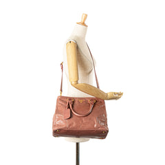 Vitello Shine Satchel