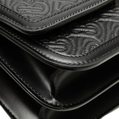 Medium TB Monogram Embossed Calfskin Chain Crossbody