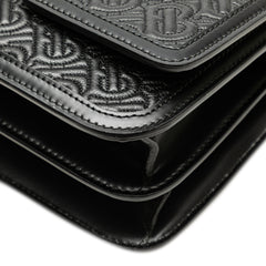 Medium TB Monogram Embossed Calfskin Chain Crossbody