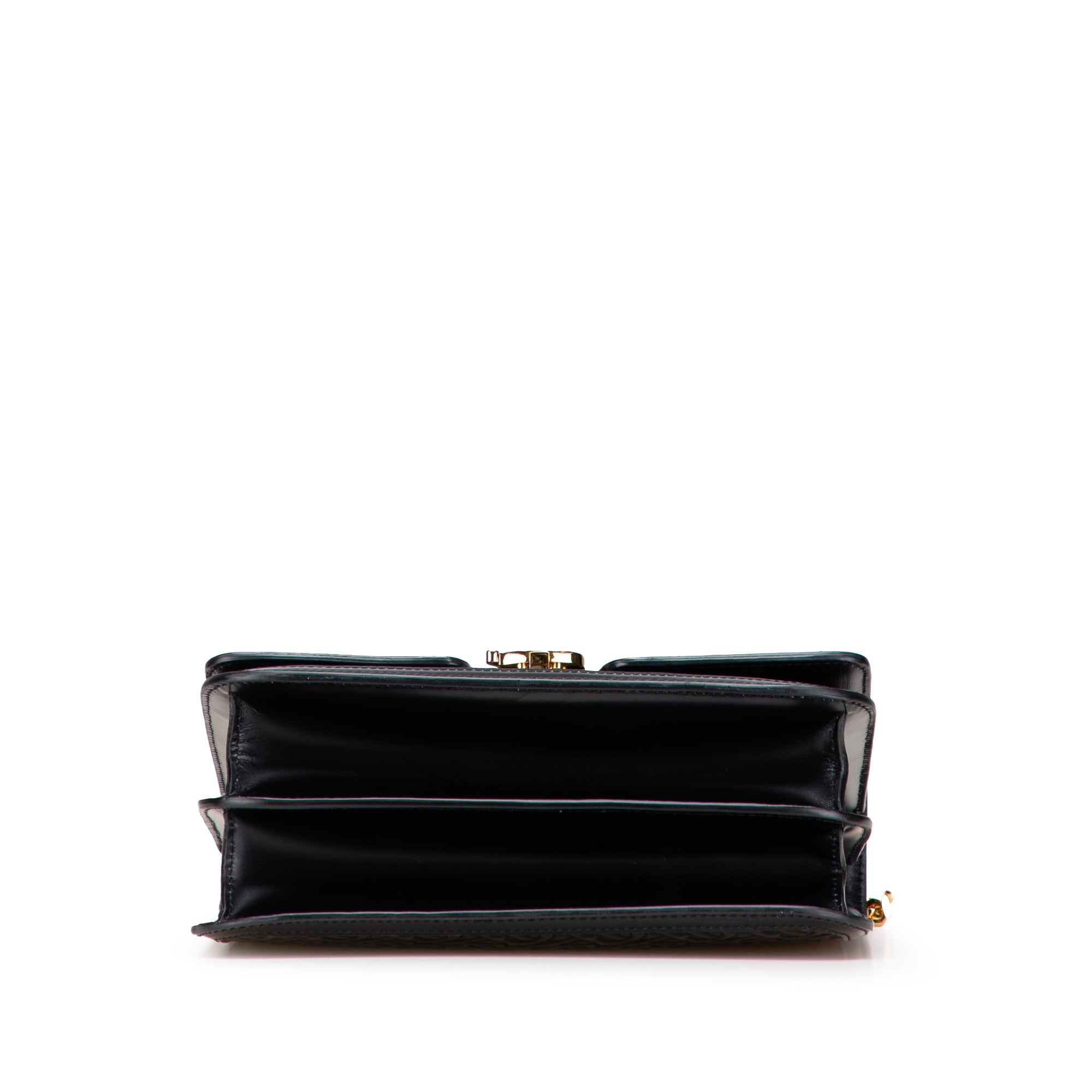 Medium TB Monogram Embossed Calfskin Chain Crossbody