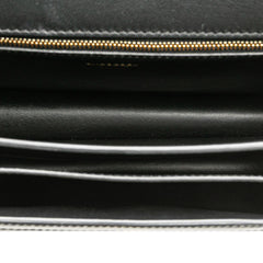 Medium TB Monogram Embossed Calfskin Chain Crossbody