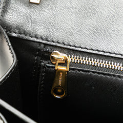 Medium TB Monogram Embossed Calfskin Chain Crossbody