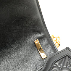 Medium TB Monogram Embossed Calfskin Chain Crossbody