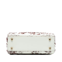 Limited Edition Mini Calfskin Embroidered Toile de Jouy Lady Dior