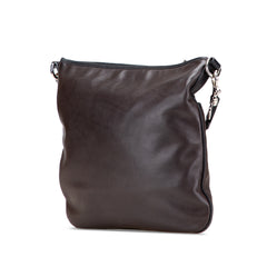 Anagram Leather Messenger Bag
