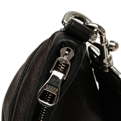 Anagram Leather Messenger Bag