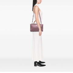 Medium Calfskin Bamboo Shopper Satchel