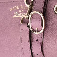 Medium Calfskin Bamboo Shopper Satchel