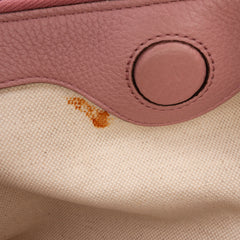 Medium Calfskin Bamboo Shopper Satchel