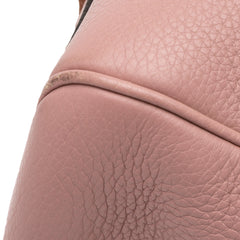Medium Calfskin Bamboo Shopper Satchel