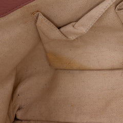 Medium Calfskin Bamboo Shopper Satchel