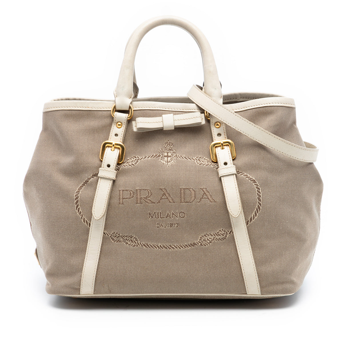 Canvas Canapa Logo Bow Satchel