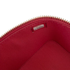 Mini CC Quilted Lambskin Top Handle Vanity Case With Chain