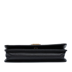 Chevron Quilted Calfskin Boy Wallet On Chain