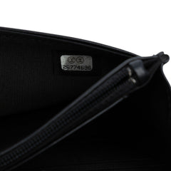 Chevron Quilted Calfskin Boy Wallet On Chain