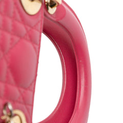 Mini Lambskin Cannage Lady Dior