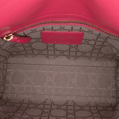 Mini Lambskin Cannage Lady Dior