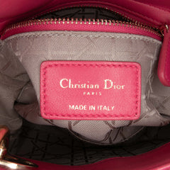 Mini Lambskin Cannage Lady Dior