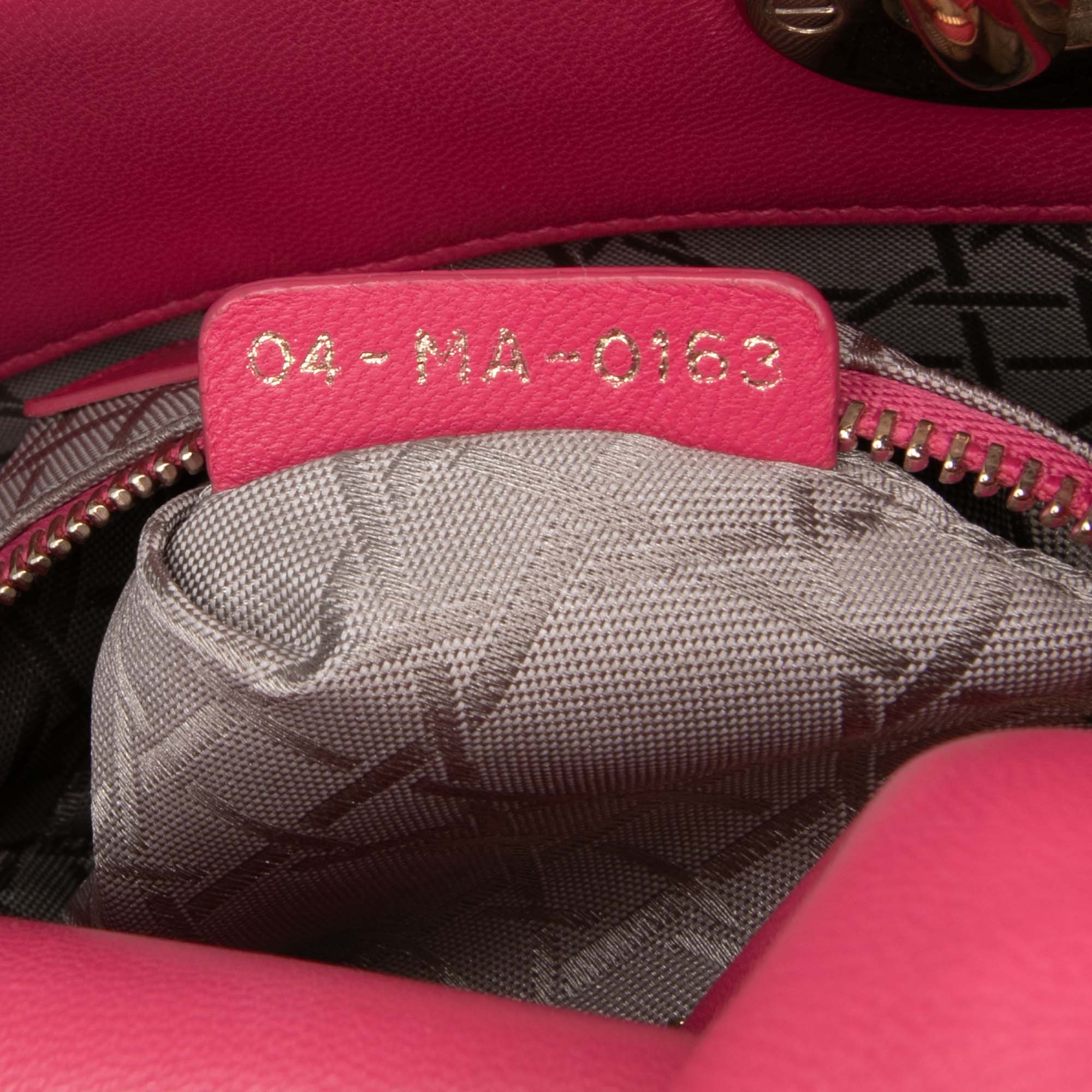 Mini Lambskin Cannage Lady Dior