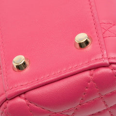 Mini Lambskin Cannage Lady Dior