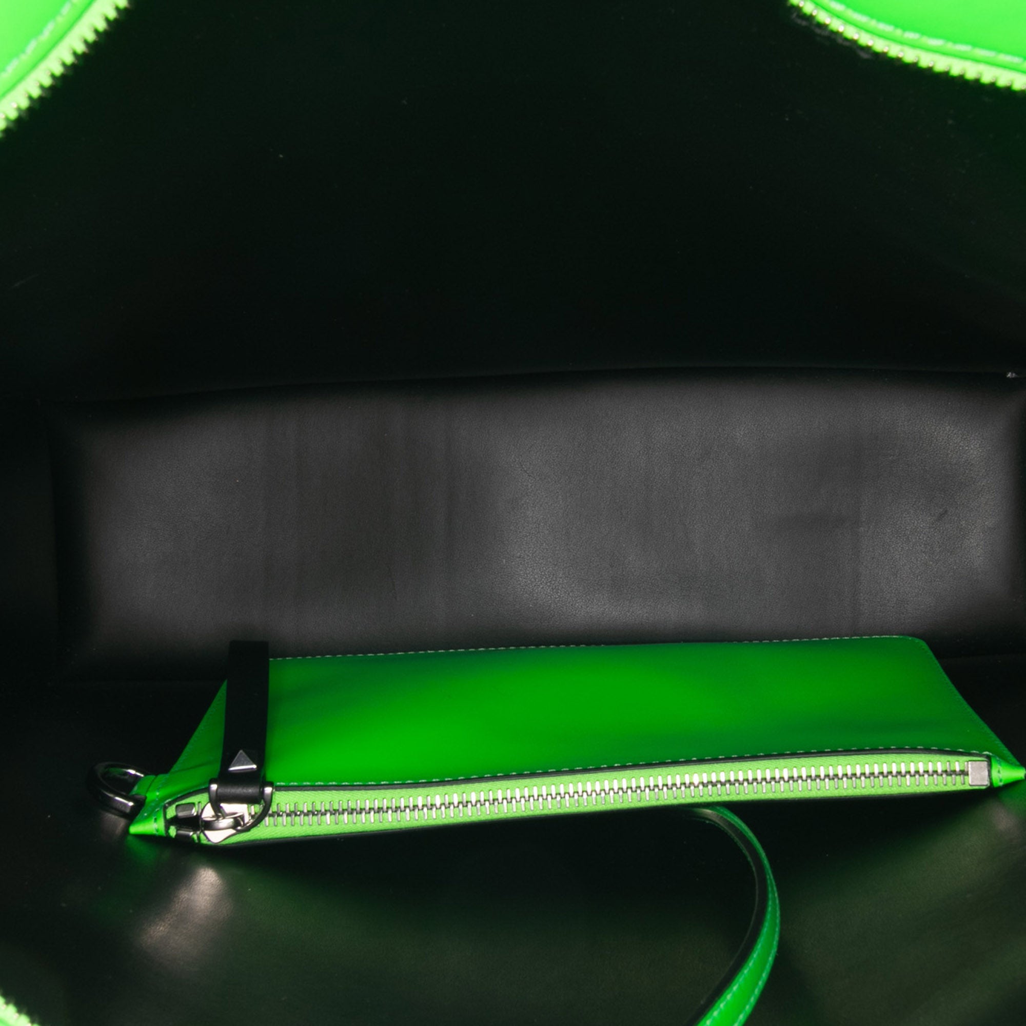 Leather VLTN Satchel
