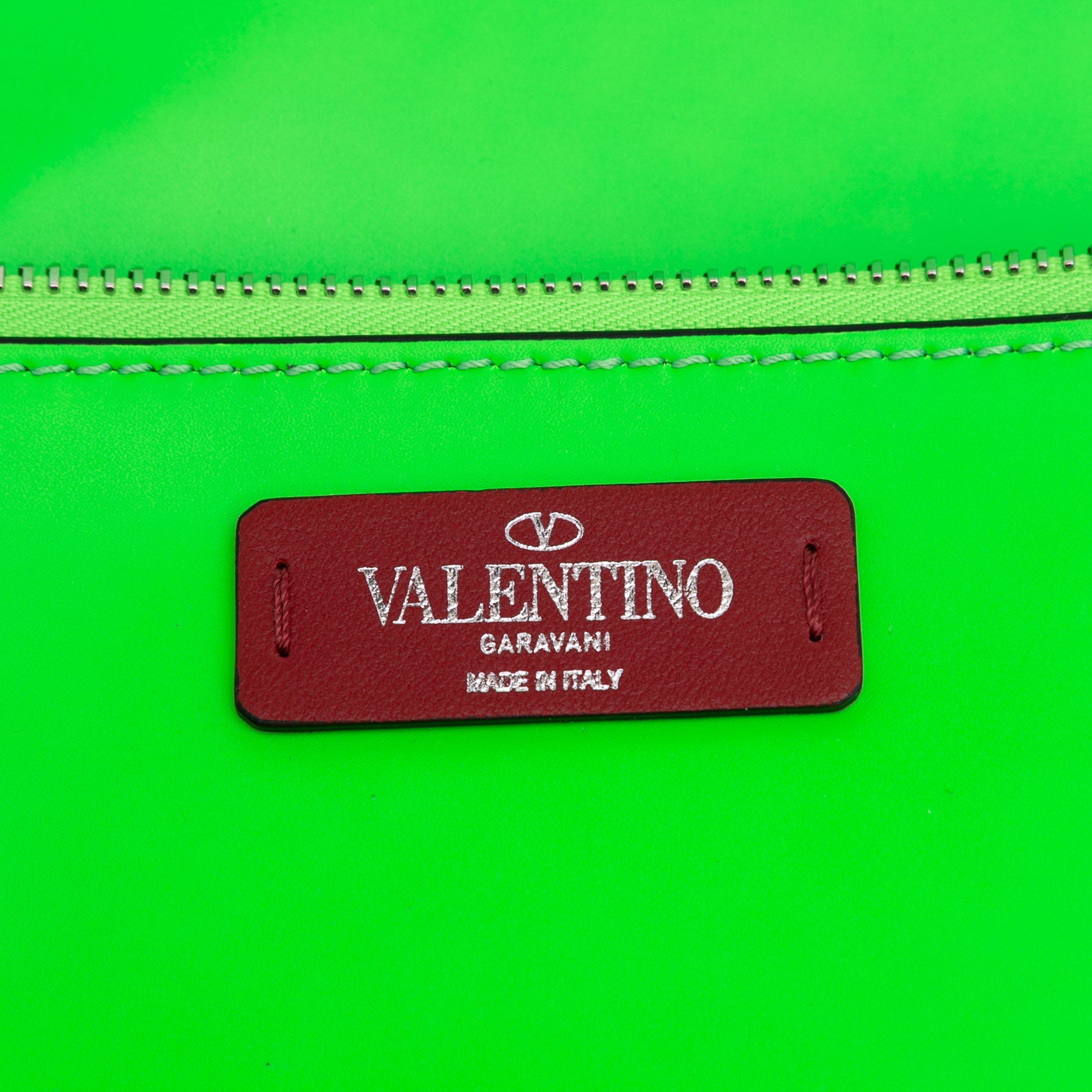 Leather VLTN Satchel