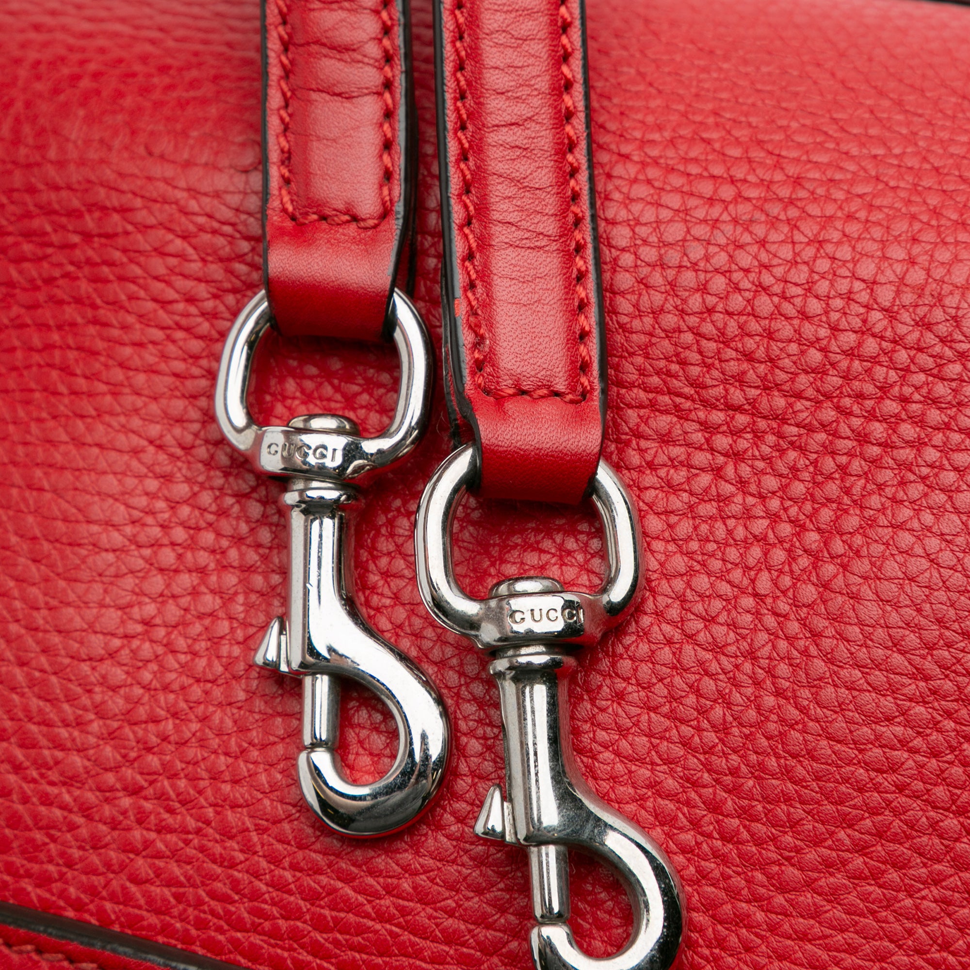 Medium Leather Bamboo Daily Satchel