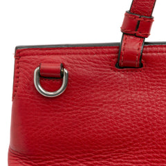 Medium Leather Bamboo Daily Satchel