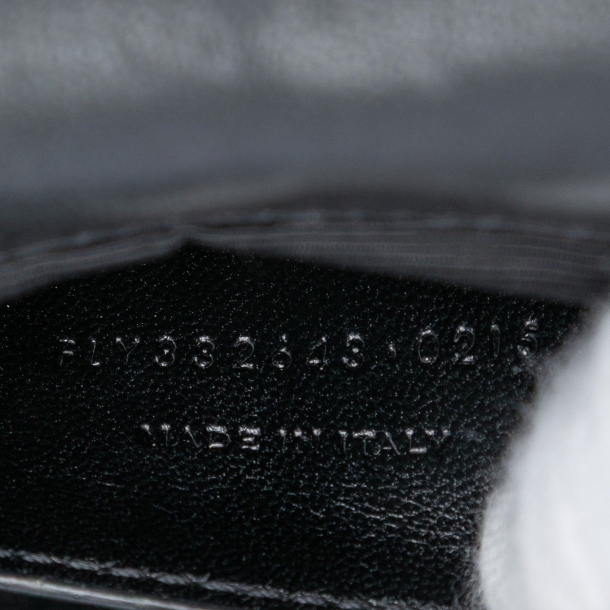 Leather Monogram Crystal Studded Cassandre Clutch