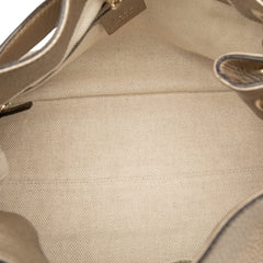 Medium Metallic Leather Soho Chain Tote