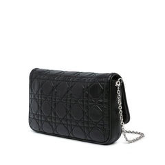 Lambskin Cannage Lady Dior Wallet On Chain