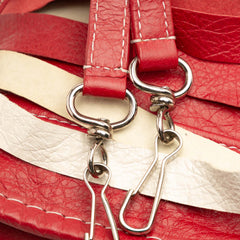 XXS Lambskin Fringe Bazar Shopper Satchel