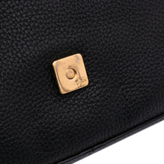 Leather Selleria Convertible Baguette Satchel