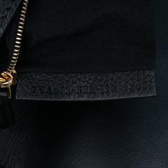 Leather Selleria Convertible Baguette Satchel