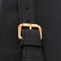 Leather Selleria Convertible Baguette Satchel