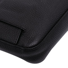 Leather Selleria Convertible Baguette Satchel