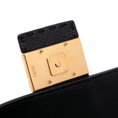 Leather Selleria Convertible Baguette Satchel